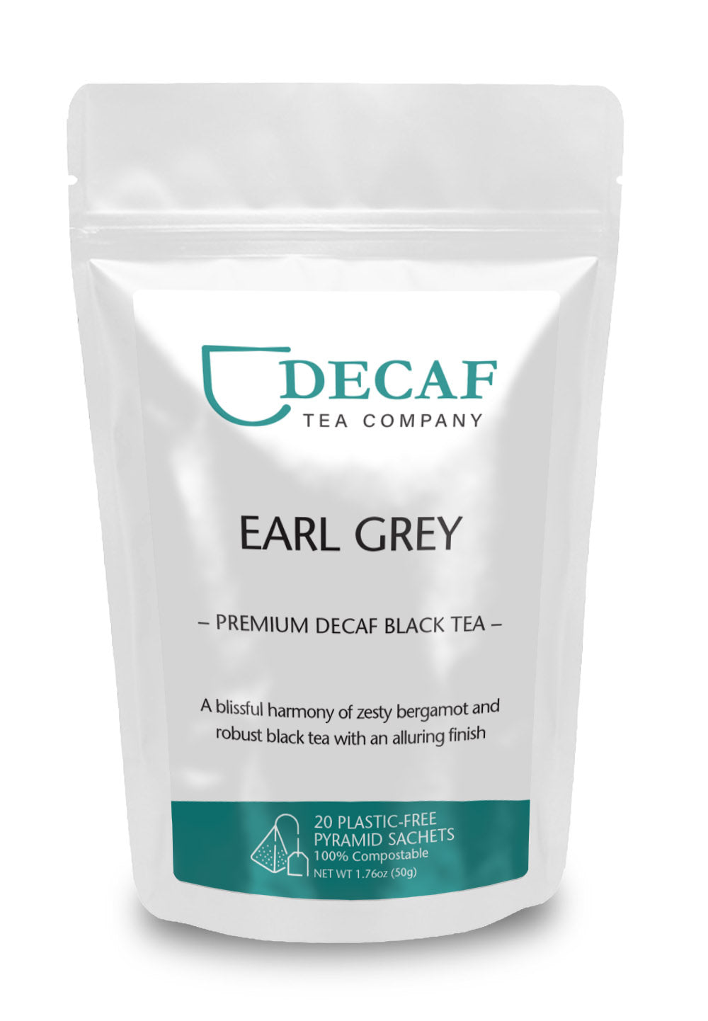 CO2 Decaffeinated Earl Grey Black Tea – Decaf Tea Company
